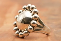 Artie Yellowhorse Rising Sun Sterling Silver Ring